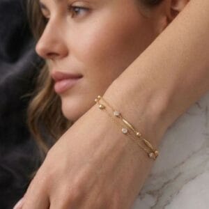 aura-double-layer-chain-bracelet
