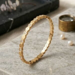 honeycomb-halo-bangle