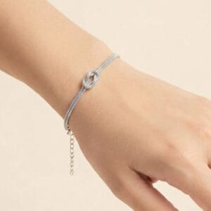 silver-love-knot-snake-chain-bracelet