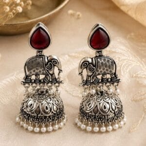 royal-gajra-ruby-jhumka