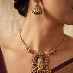 divinity-arch-gold-temple-necklace-jhumka-set