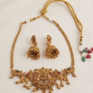 antique-peacock-temple-grand-choker-jhumka-set